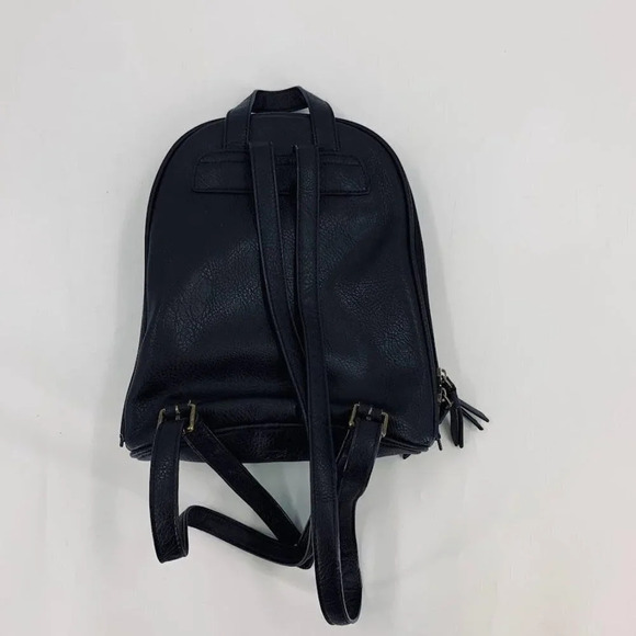 B.O.C. Born Concepts Mini Tassel Vegan Harness Pebbled Leather Storage Backpack - Picture 2 of 16